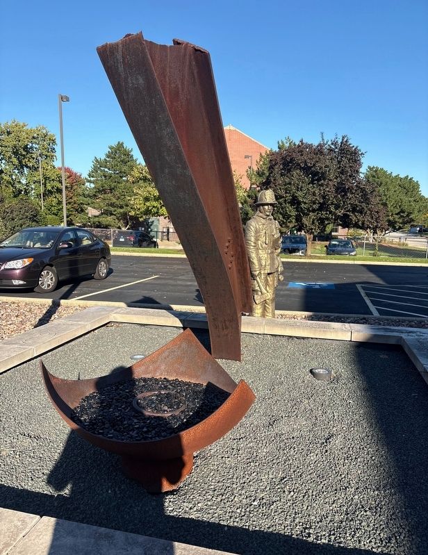 9/11 Memorial Marker. Click for full size. 9/11 Memorial Marker image. Click for full size.