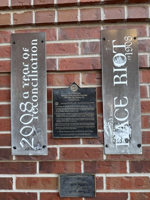 1908 Race Riot Walking Tour Marker #8. Click for full size. 1908 Race Riot Walking Tour Marker #8 image. Click for full size.