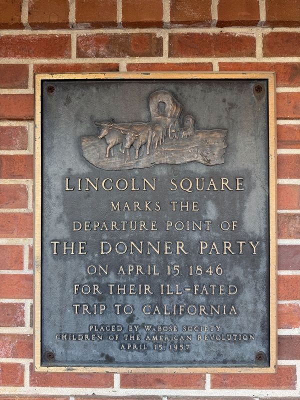Departure Point of The Donner Party Marker image. Click for full size.