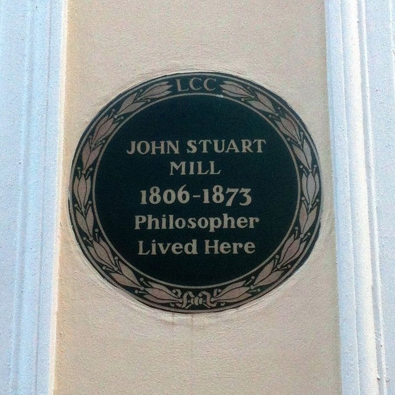 John Stuart Mill Marker. Click for full size. John Stuart Mill Marker image. Click for full size.