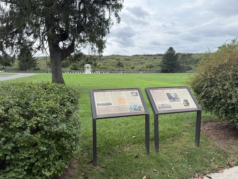 A National Cemetery System Marker. Click for full size. A National Cemetery System Marker image. Click for full size.