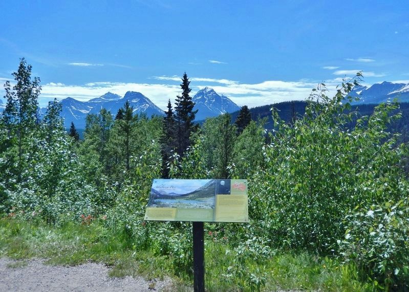 Athabasca Pass National Historic Site / Lieu historique national du Col-Athabasca Marker. Click for full size. Athabasca Pass National Historic Site / Lieu historique national du Col-Athabasca Marker image. Click for full size.