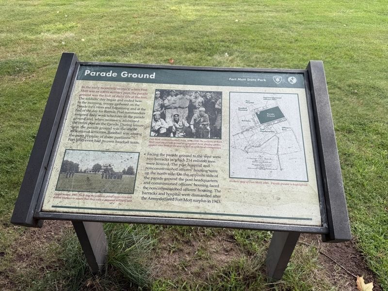 Parade Ground Marker. Click for full size. Parade Ground Marker image. Click for full size.