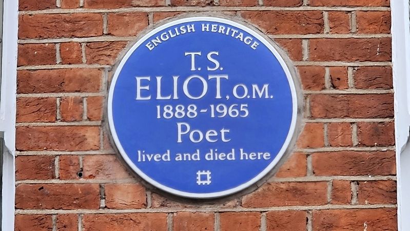 T. S. Eliot Marker image. Click for full size.
