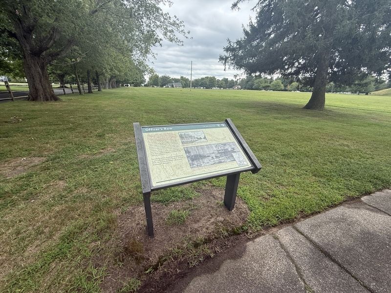 Officer's Row Marker. Click for full size. Officer's Row Marker image. Click for full size.