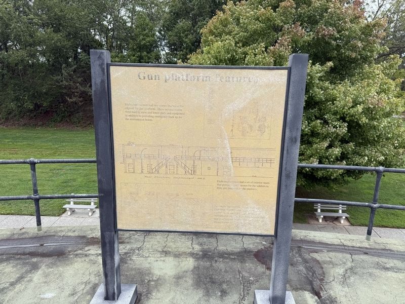 Gun platform features Marker. Click for full size. Gun platform features Marker image. Click for full size.