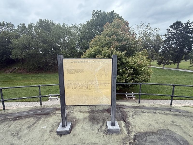 Gun platform features Marker. Click for full size. Gun platform features Marker image. Click for full size.