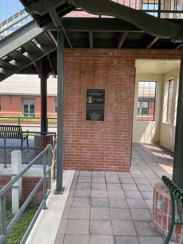 Plant City Railroad Platform and Tower Marker. Click for full size. Plant City Railroad Platform and Tower Marker image. Click for full size.