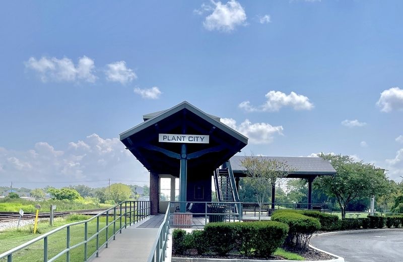 Plant City Railroad Platform and Tower. Click for full size. Plant City Railroad Platform and Tower image. Click for full size.