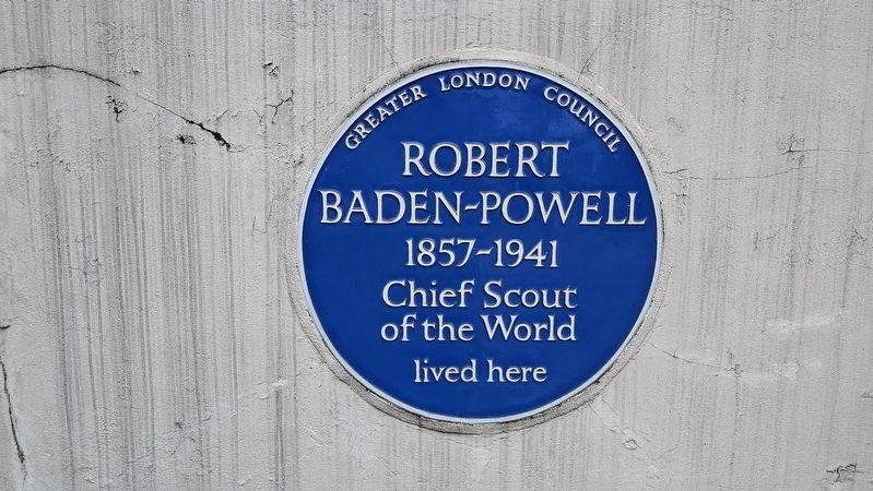 Robert Baden-Powell Marker. Click for full size. Robert Baden-Powell Marker image. Click for full size.