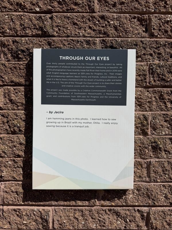 Through Our Eyes Marker. Click for full size. Through Our Eyes Marker image. Click for full size.