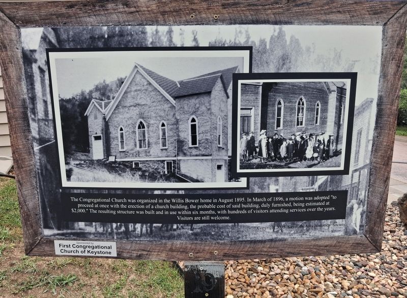 First Congregational Church Marker. Click for full size. First Congregational Church Marker image. Click for full size.