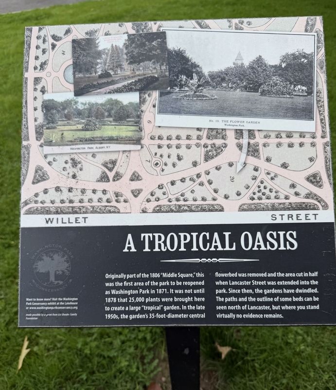 A Tropical Oasis Marker. Click for full size. A Tropical Oasis Marker image. Click for full size.