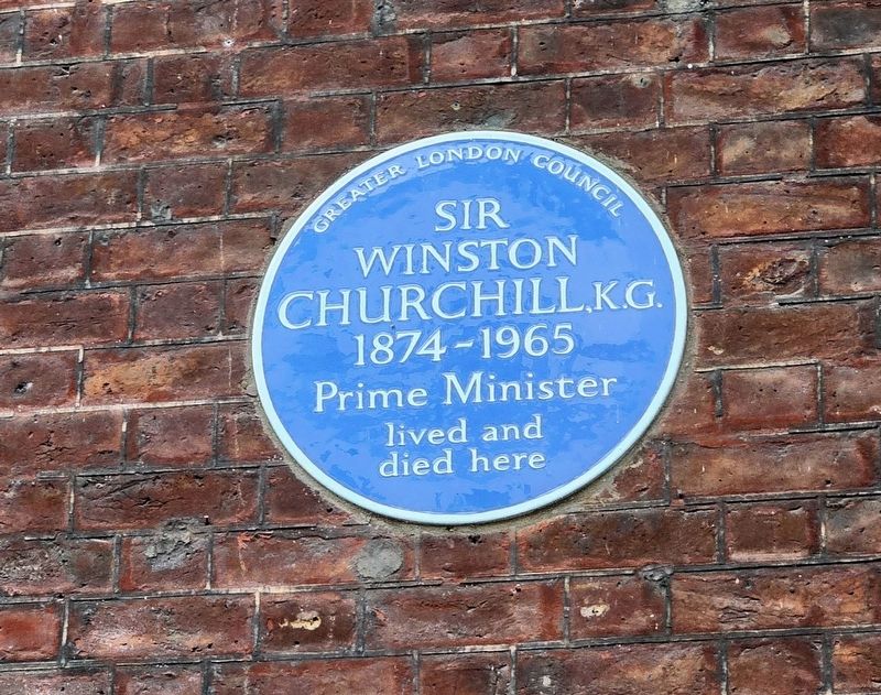 Sir Winston Churchill Marker. Click for full size. Sir Winston Churchill Marker image. Click for full size.