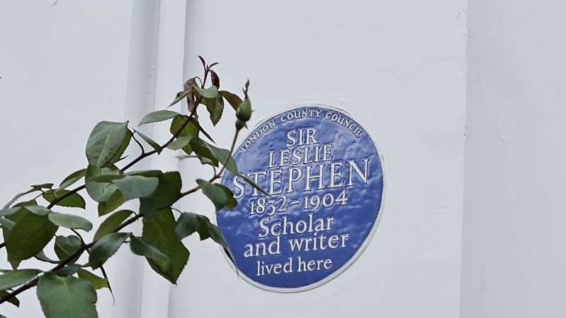 Sir Leslie Stephen Marker. Click for full size. Sir Leslie Stephen Marker image. Click for full size.