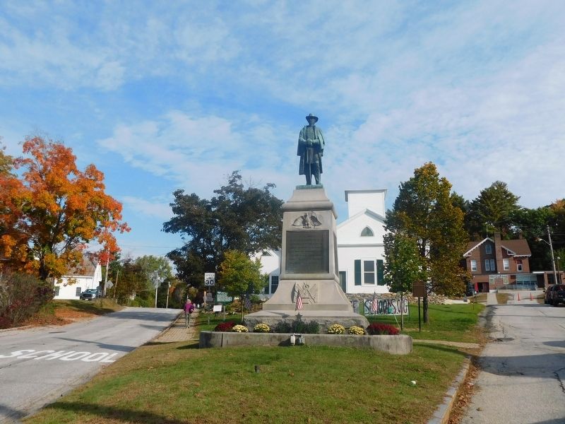 Warner Soldiers Monument and Black Heritage Marker image. Click for full size.