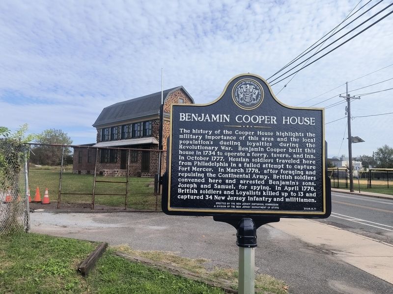 Benjamin Cooper House Marker. Click for full size. Benjamin Cooper House Marker image. Click for full size.