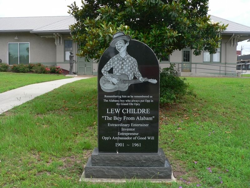 Lew Childre Marker. Click for full size. Lew Childre Marker image. Click for full size.