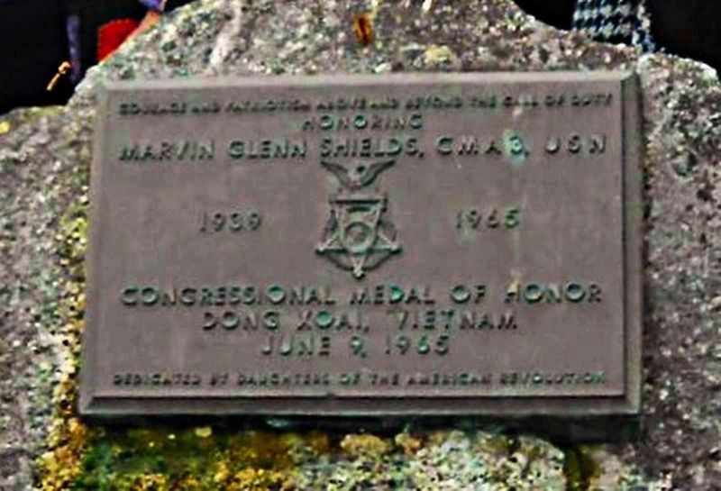 Marvin Glenn Shields Marker. Click for full size. Marvin Glenn Shields Marker image. Click for full size.