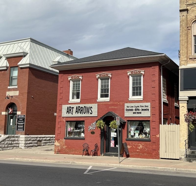 Mount Forest Heritage Building 106 Main Street Marker. Click for full size. Mount Forest Heritage Building 106 Main Street Marker image. Click for full size.