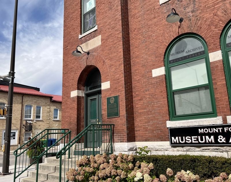 The Mount Forest Post Office Marker. Click for full size. The Mount Forest Post Office Marker image. Click for full size.