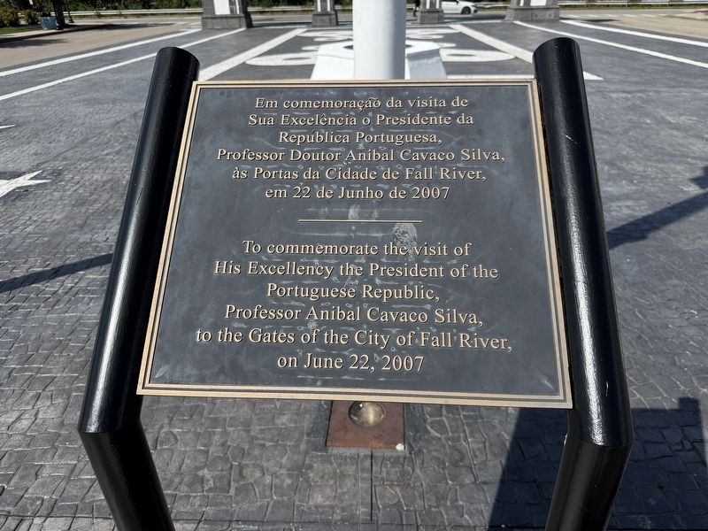 Portuguese Presidential Visit Marker. Click for full size. Portuguese Presidential Visit Marker image. Click for full size.