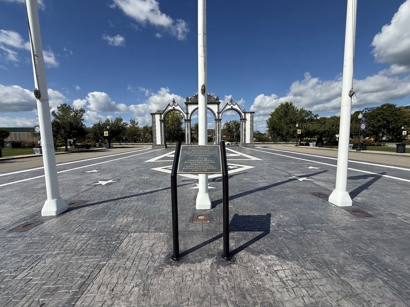 Portuguese Presidential Visit Marker. Click for full size. Portuguese Presidential Visit Marker image. Click for full size.