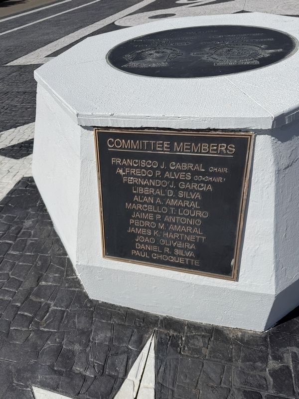 Plaque naming the committee members. Click for full size. Plaque naming the committee members image. Click for full size.