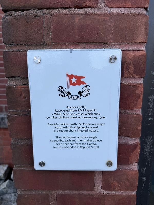White Star Line Marker. Click for full size. White Star Line Marker image. Click for full size.