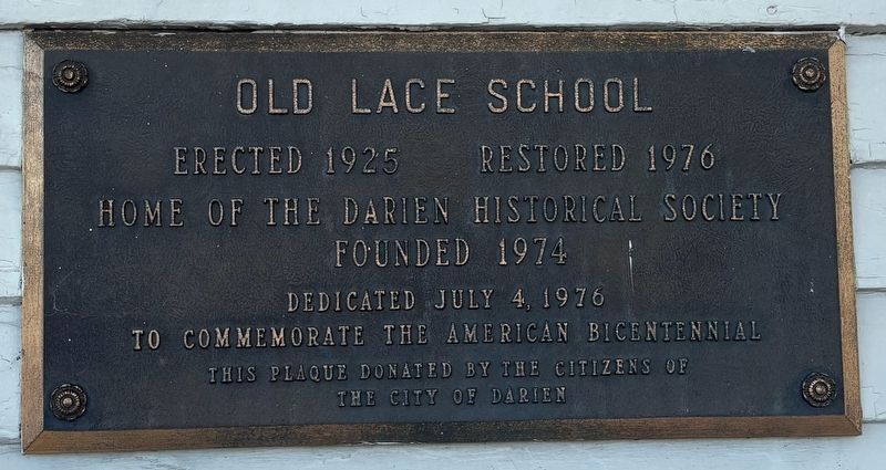 Old Lace School Marker. Click for full size. Old Lace School Marker image. Click for full size.