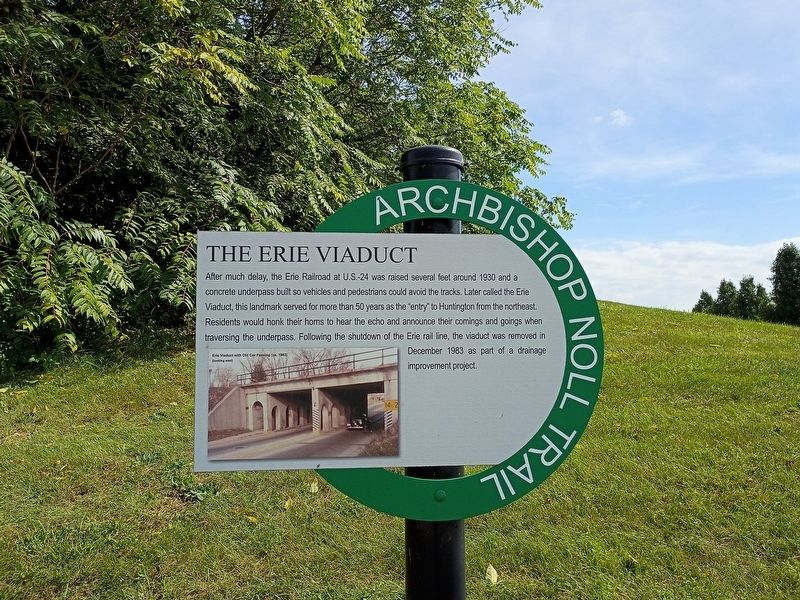 The Erie Viaduct Marker image. Click for full size.