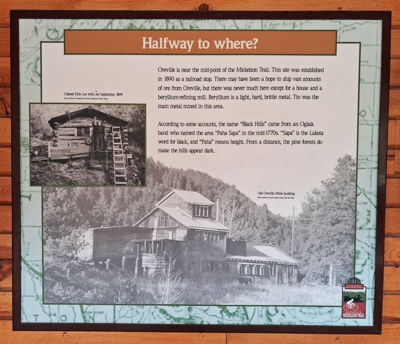 Halfway to where? Marker. Click for full size. Halfway to where? Marker image. Click for full size.