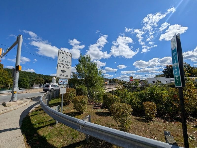 Honesdale Railroad and Canal Marker. Click for full size. Honesdale Railroad and Canal Marker image. Click for full size.