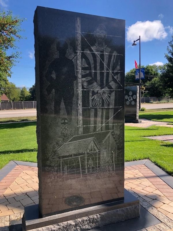 POW-MIA Memorial, rear side image. Click for full size.