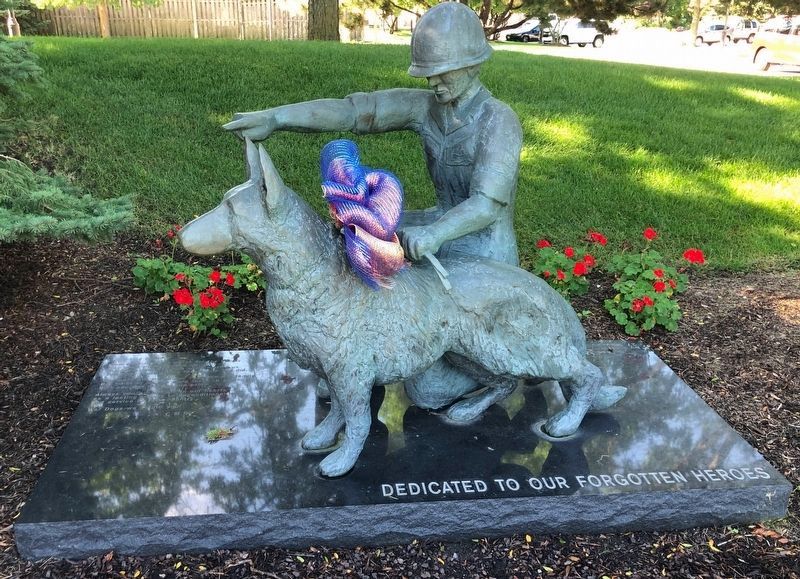 War Dogs Memorial image. Click for full size.