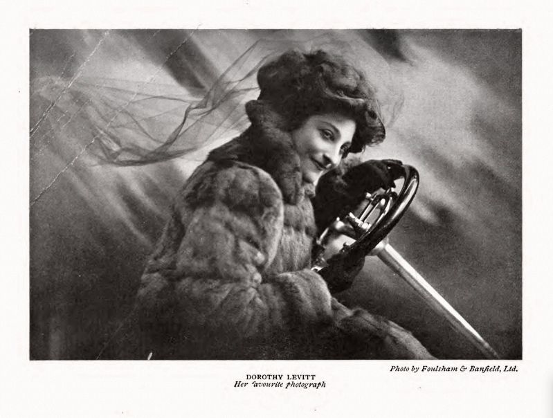 Dorothy Levitt - <i>her favorite photograph</i>. Click for full size. Dorothy Levitt - <i>her favorite photograph</i> image. Click for full size.