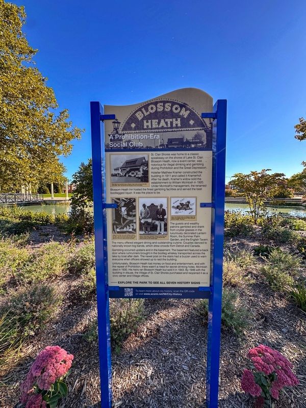 Blossom Heath Marker. Click for full size. Blossom Heath Marker image. Click for full size.