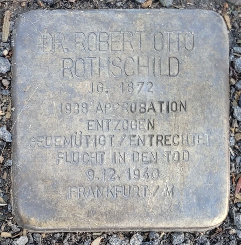 Dr. Robert Otto Rothschild Marker. Click for full size. Dr. Robert Otto Rothschild Marker image. Click for full size.