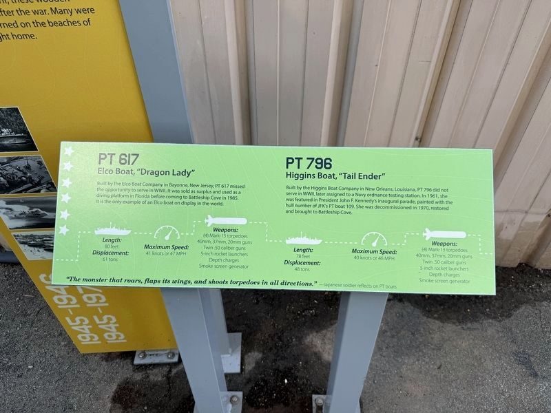 PT 617/PT 796 Marker [Front plaque] image. Click for full size.