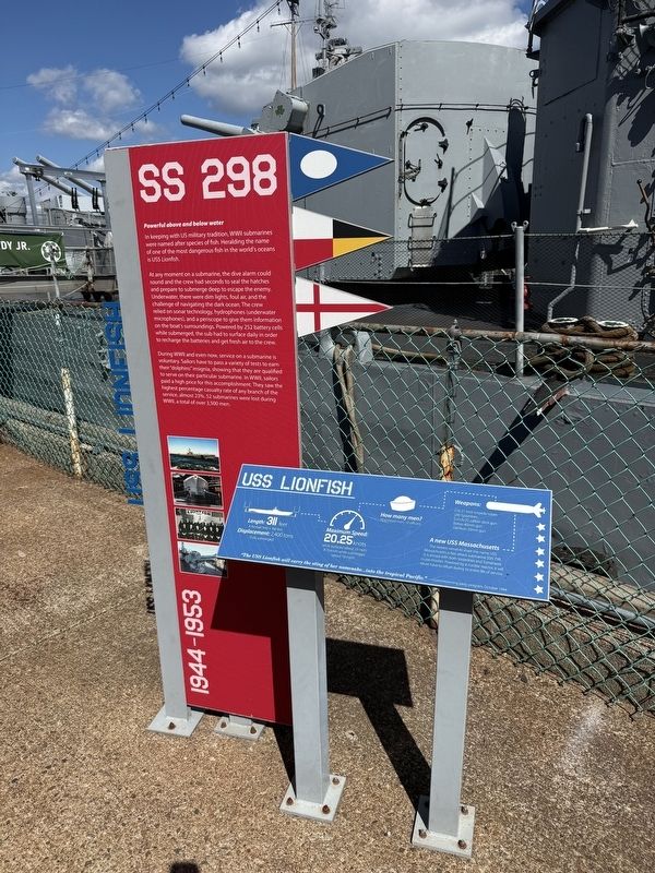 USS Lionfish Marker image. Click for full size.
