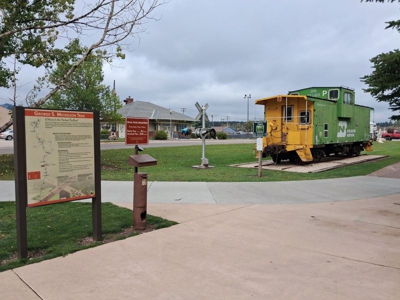 <i>Welcome to the Harbach Trailhead</i> Marker. Click for full size. <i>Welcome to the Harbach Trailhead</i> Marker image. Click for full size.