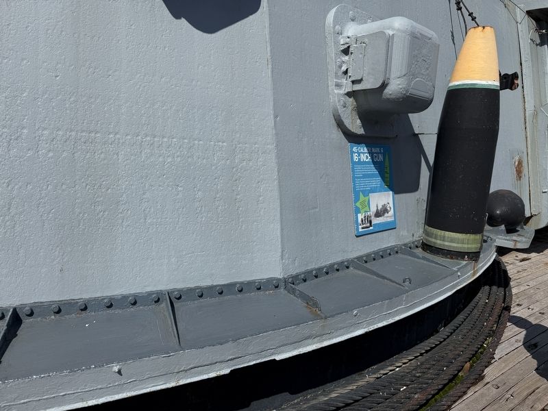 16-Inch Gun Marker image. Click for full size.