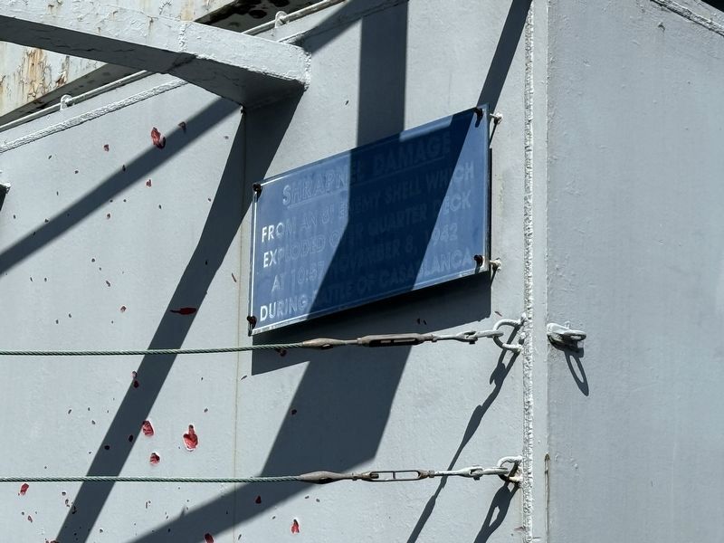 Shrapnel Damage Marker. Click for full size. Shrapnel Damage Marker image. Click for full size.