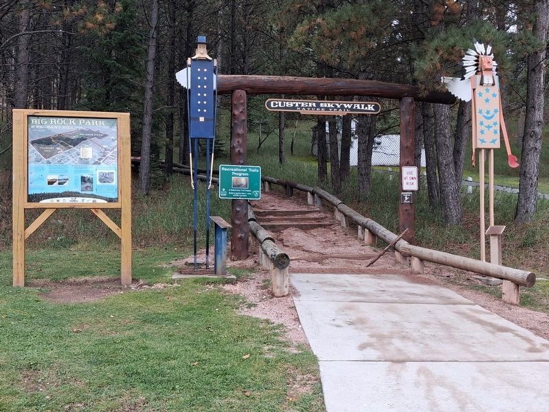 Big Rock Park & Pageant Hill Marker. Click for full size. Big Rock Park & Pageant Hill Marker image. Click for full size.