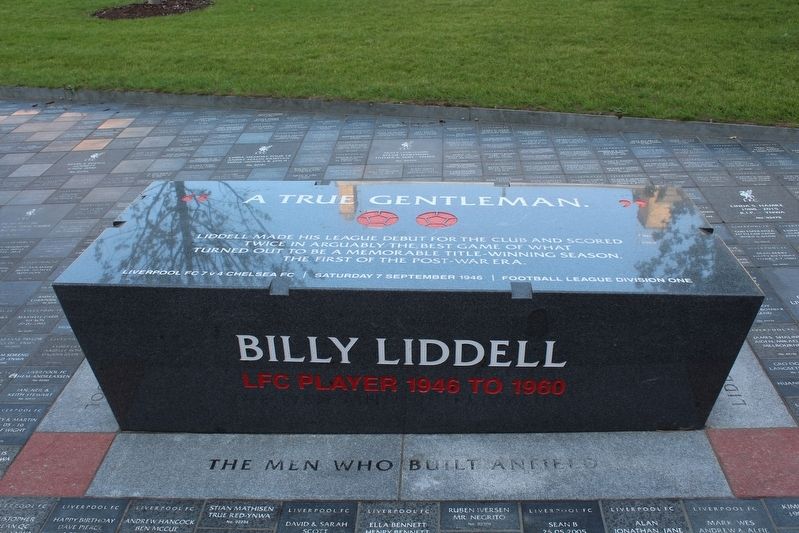 Billy Liddell Marker image. Click for full size.