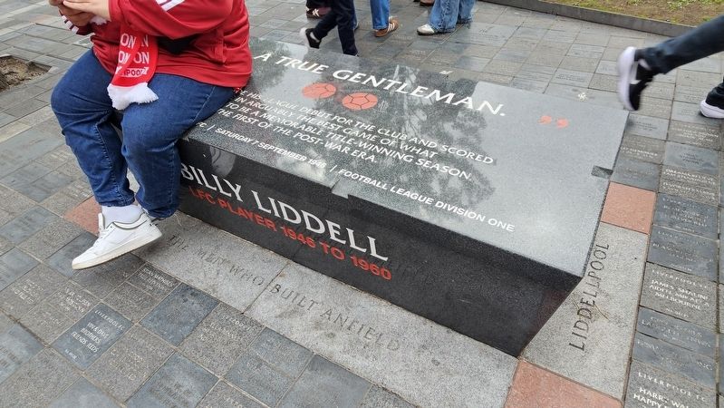 Billy Liddell Marker image. Click for full size.