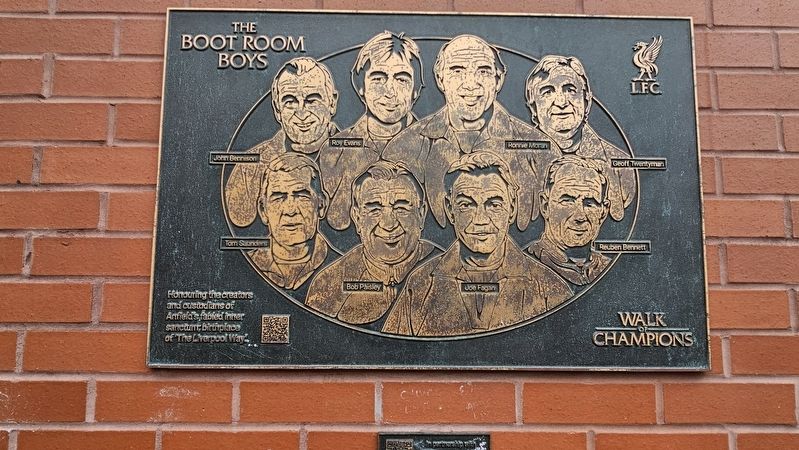 The Boot Room Boys Marker. Click for full size. The Boot Room Boys Marker image. Click for full size.