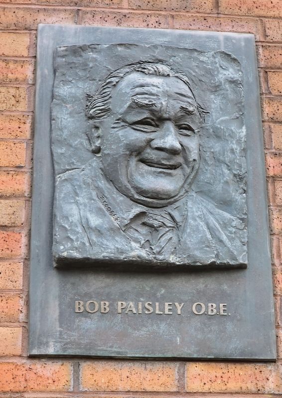 Bob Paisley OBE. Click for full size. Bob Paisley OBE image. Click for full size.