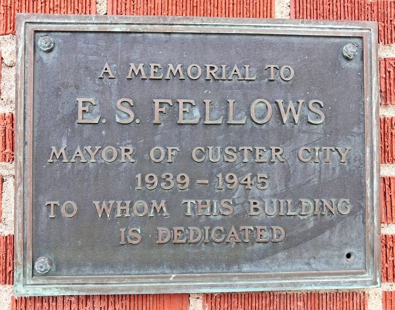 E. S. Fellows Marker. Click for full size. E. S. Fellows Marker image. Click for full size.