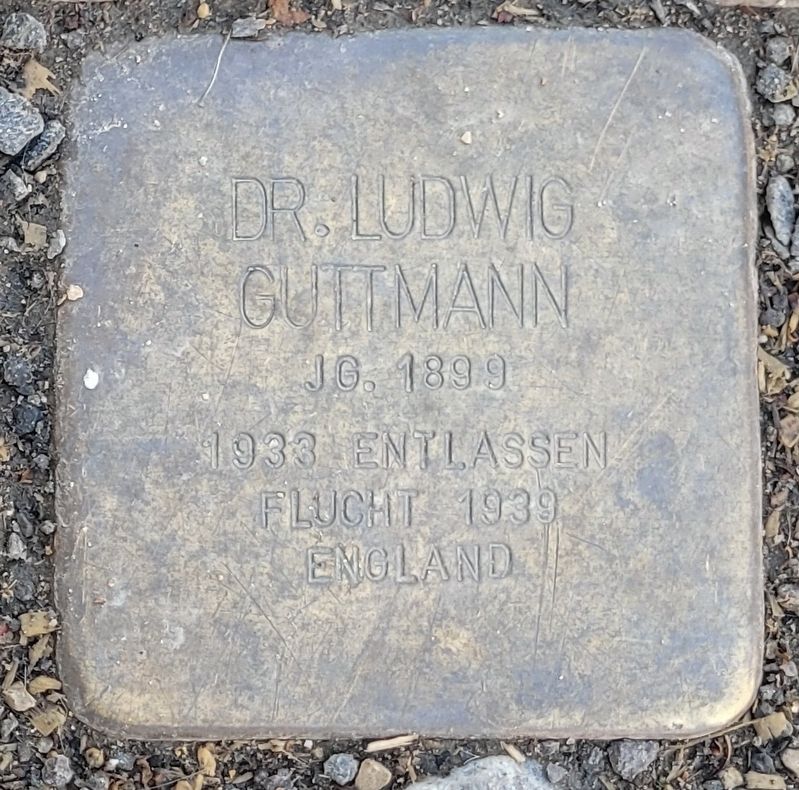 Dr. Ludwig Guttmann Marker image. Click for full size.